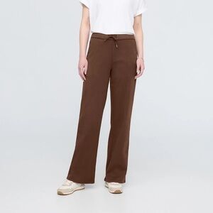 DU/ER Non Sweat - Brown Wide Leg Women's Pants